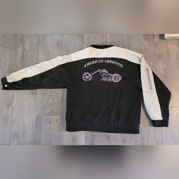 American Chopper Black and Cream Jacket 2004 - Picture 1 of 5